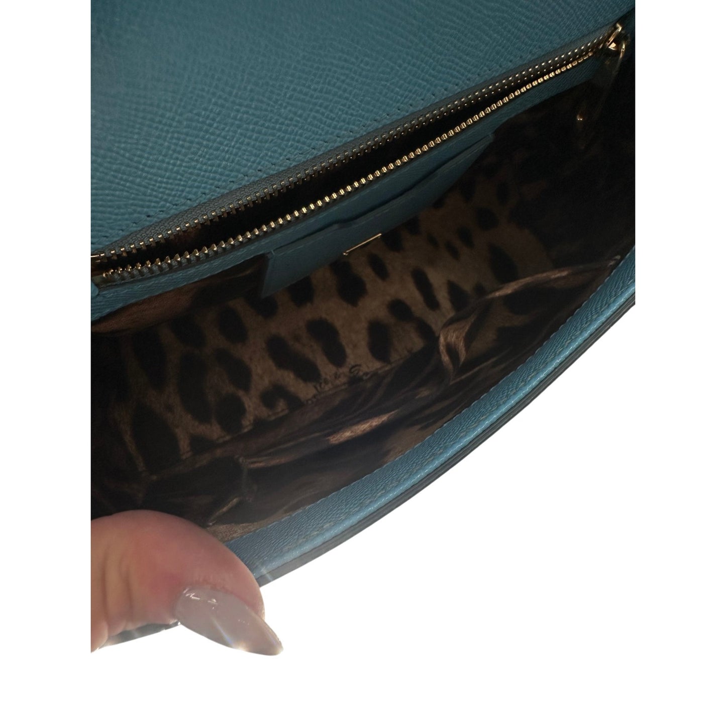 Dolce & Gabbana Leather Dauphine Miss Sicily Tote Bag