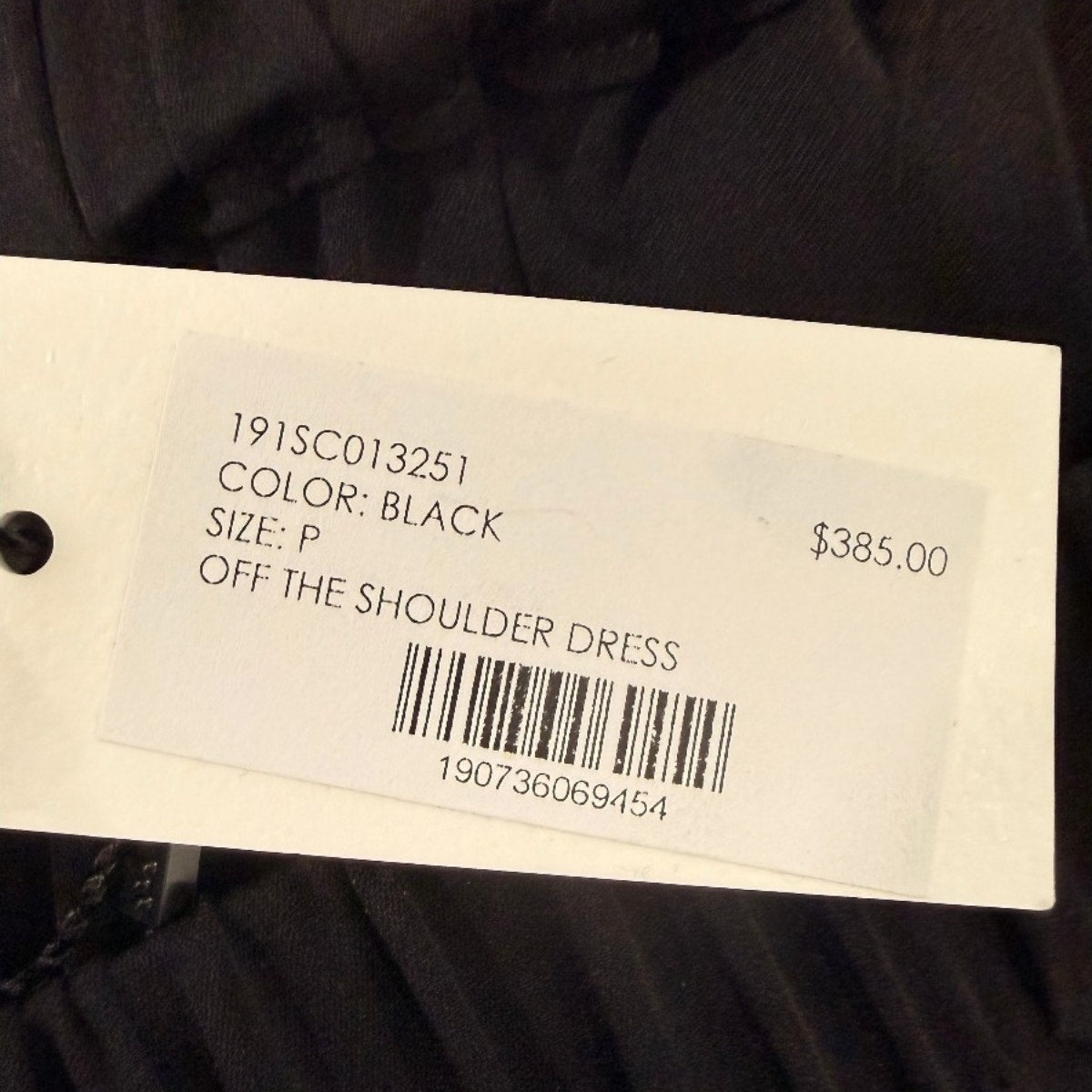 Milly Silk Blend Off-the-Shoulder Long Sleeve Mini Dress