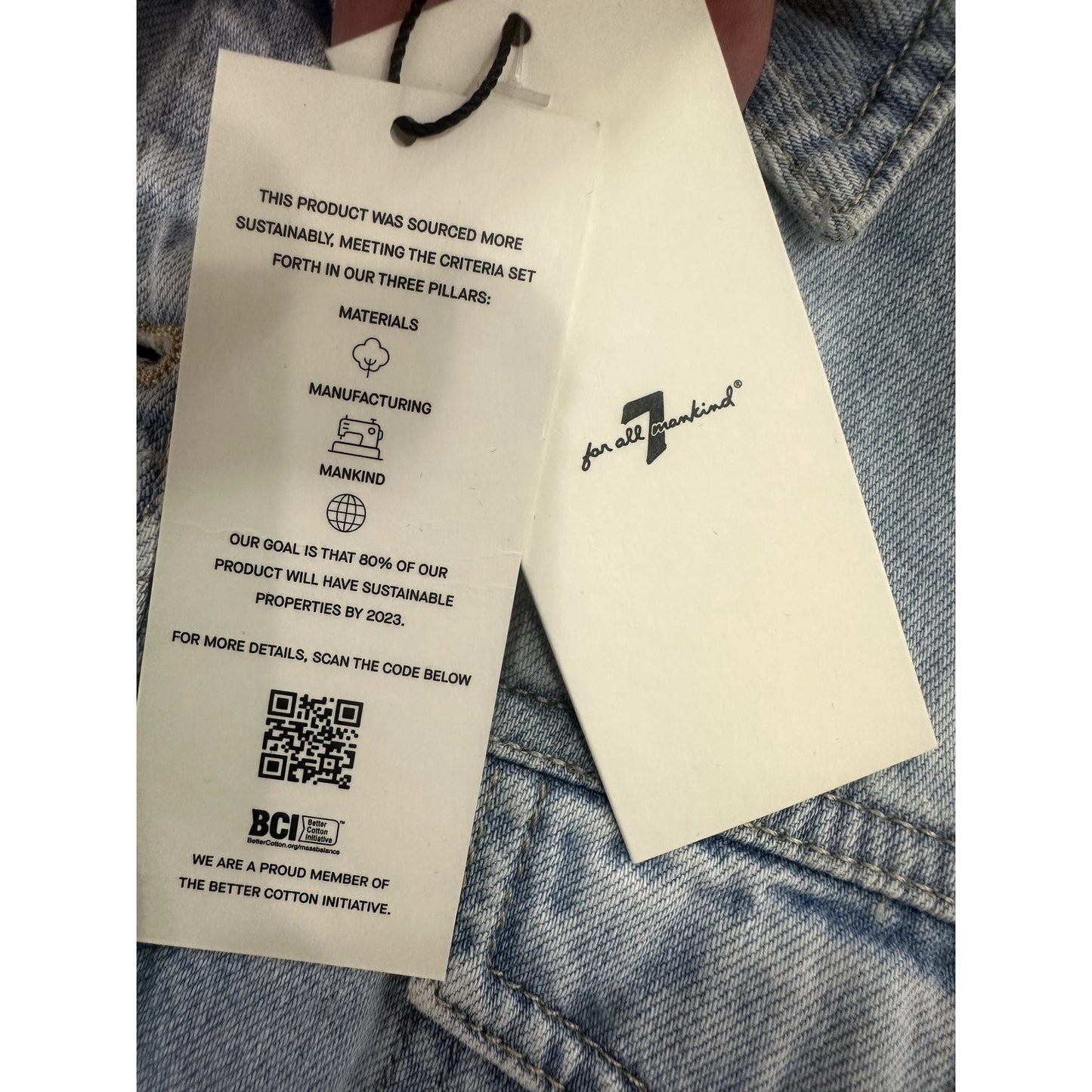 7 For All Mankind Surplus Denim Romper