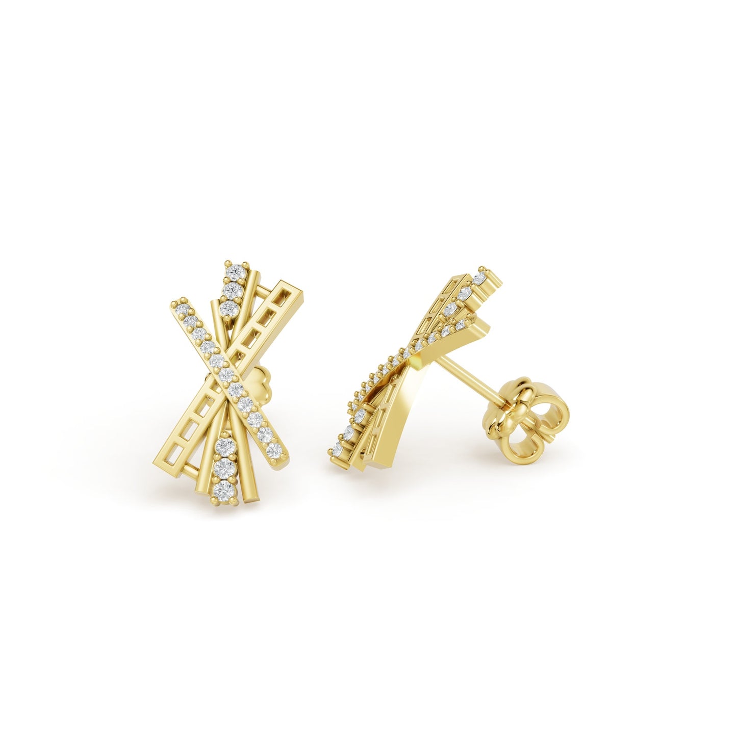 0.22 CTW 14K Yellow Gold Diamond Stud Earrings
