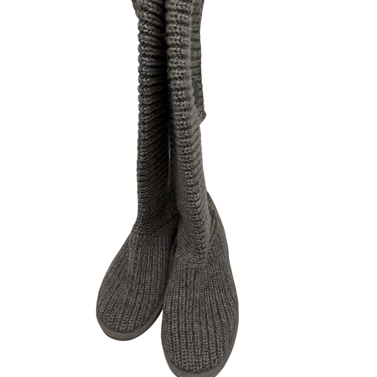 UGG Woven Classic Cardy Tall Foldover Knit Winter Boots