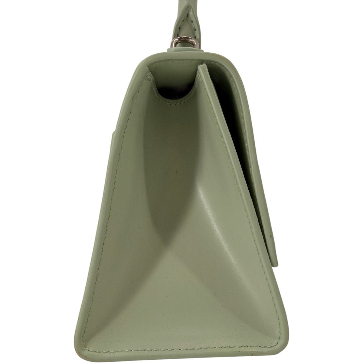 Balenciaga Hourglass Smooth Leather Top Handle Bag Mint Green Women's One Size