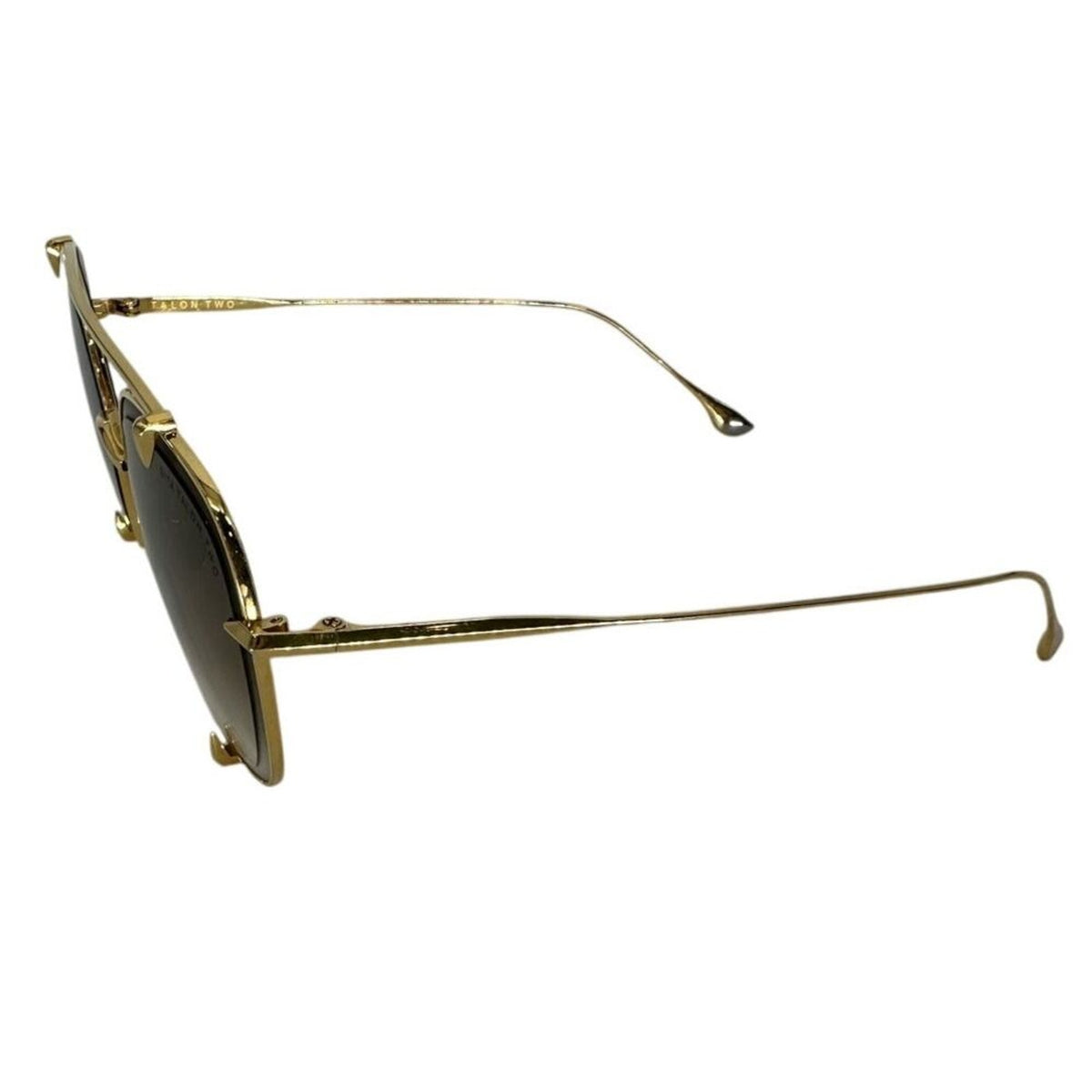DITA Talon-Two 23009 Gold Titanium Aviator Sunglasses Gradient Lenses