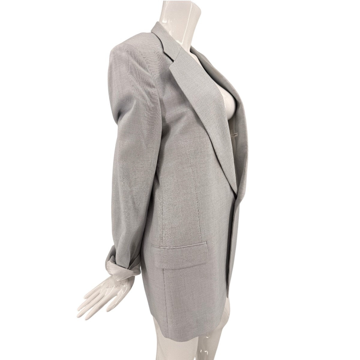 Stella McCartney Single Breasted Tailored Designer Blazer Gray Men's Size 50 L