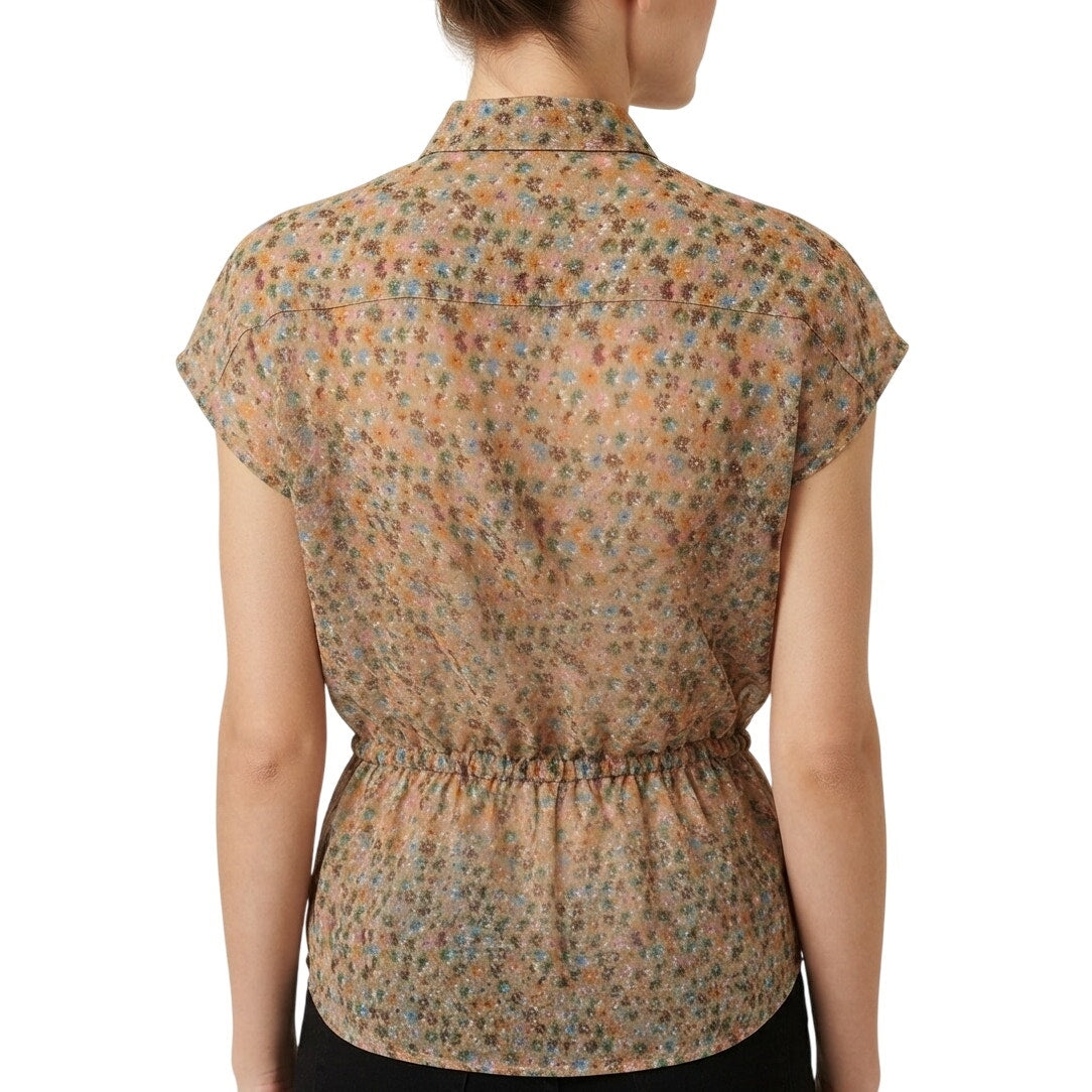Dolce & Gabbana Floral Print Button Front Blouse