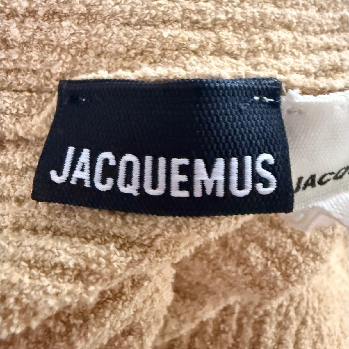 Jacquemus Cotton Blend Ribbed Open Front Cardigan
