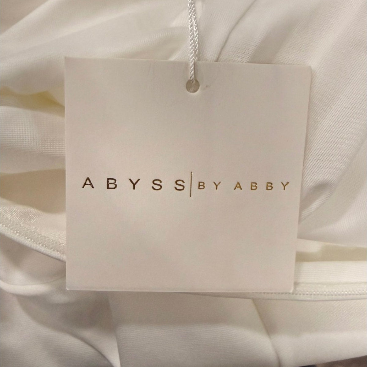 Abyss by Abby Natalia Off Shoulder Sheath Midi Dress