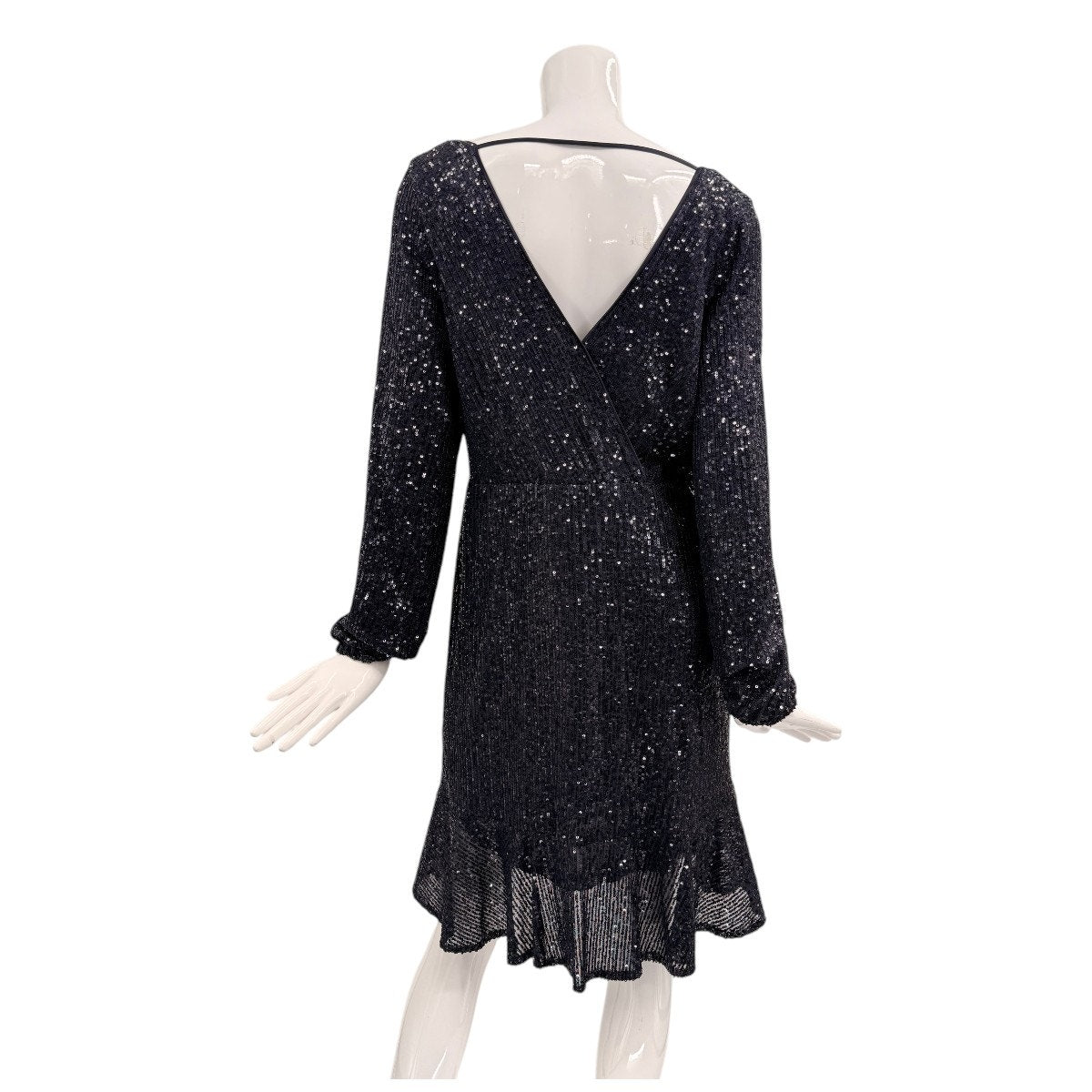 Nanette Lepore Sequined Long Sleeve Mini Dress