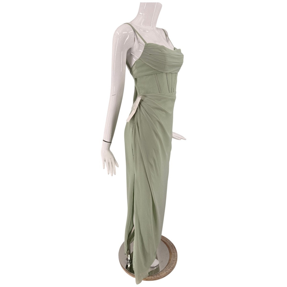 Azazie Kendall + Kylie Corset Chiffon Bridesmaid Dress