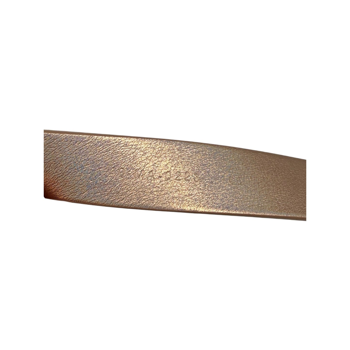Christian Dior Leather CD Buckle Saddle Belt