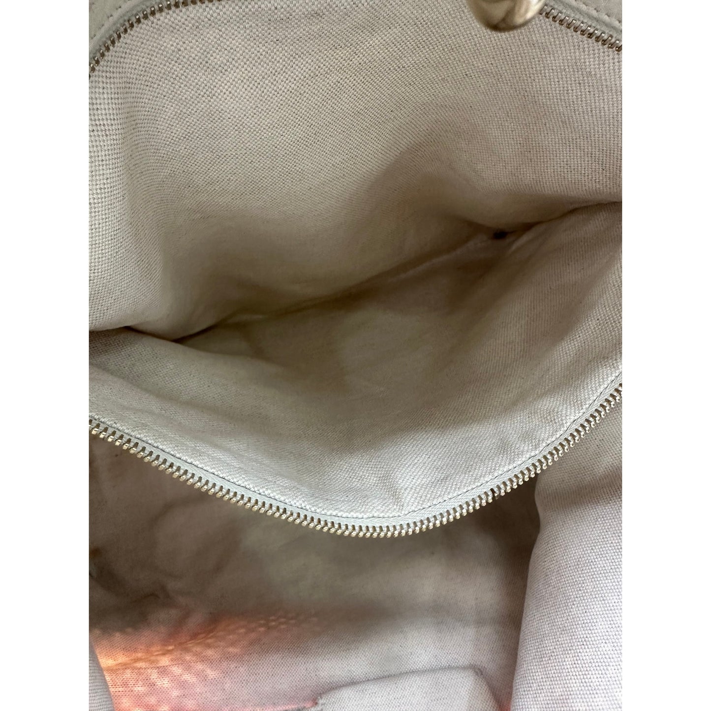 Gucci Raffia Straw Mesh Bamboo Handle Tote Bag