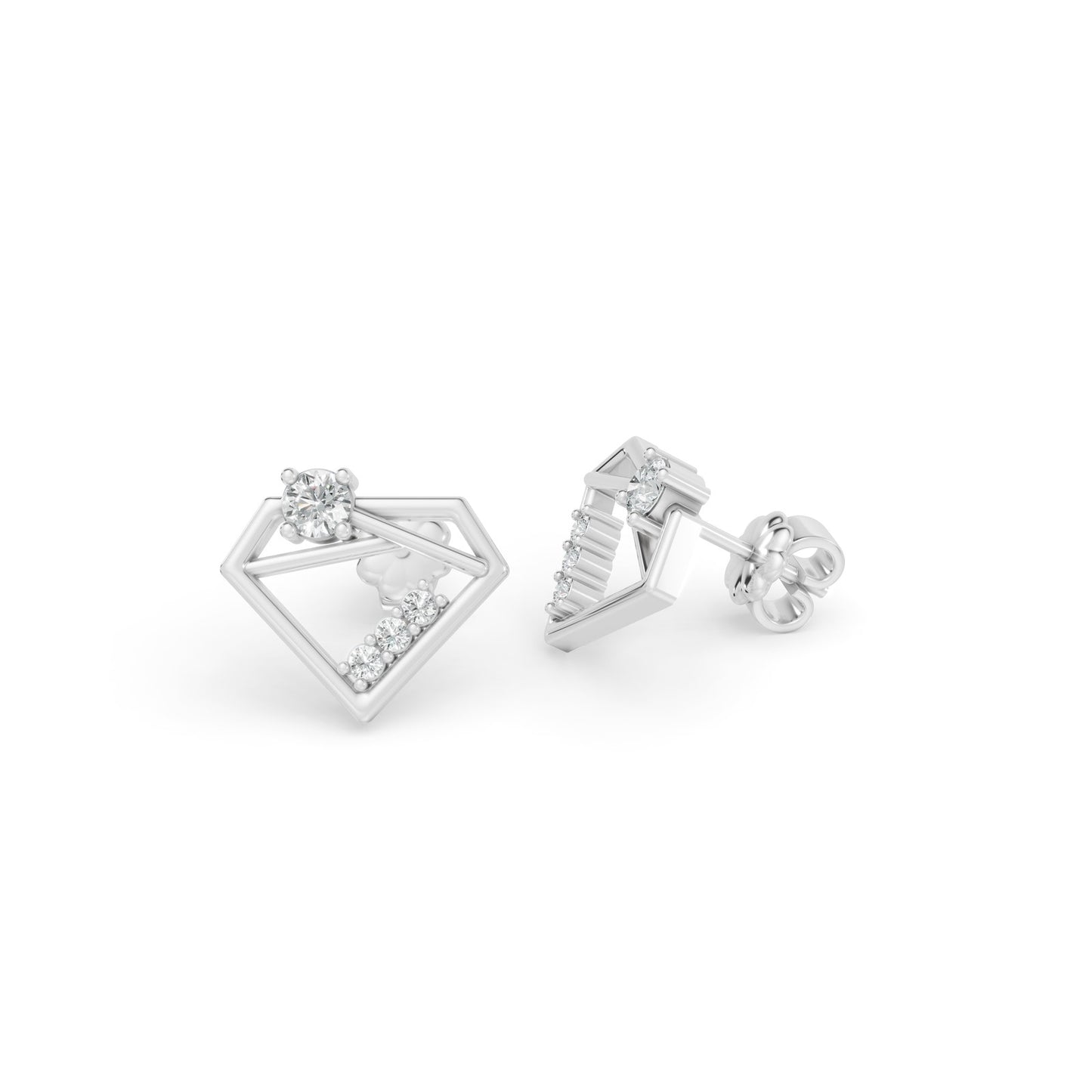0.31 CTW 14K White Gold Diamond Stud Earrings