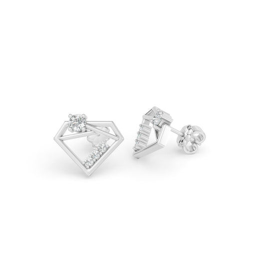 0.31 CTW 14K White Gold Diamond Stud Earrings