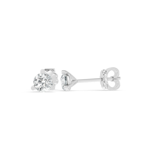 0.50 TCW 14K White Gold Diamond Studs Earrings