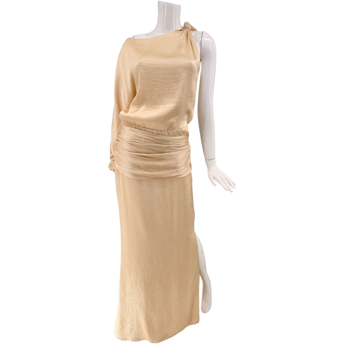 Baobab Cosmic Round Neck One Sleeve Maxi Dress