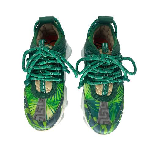 Versace Jungle Print Chain Reaction Chunky Trainers Sneakers