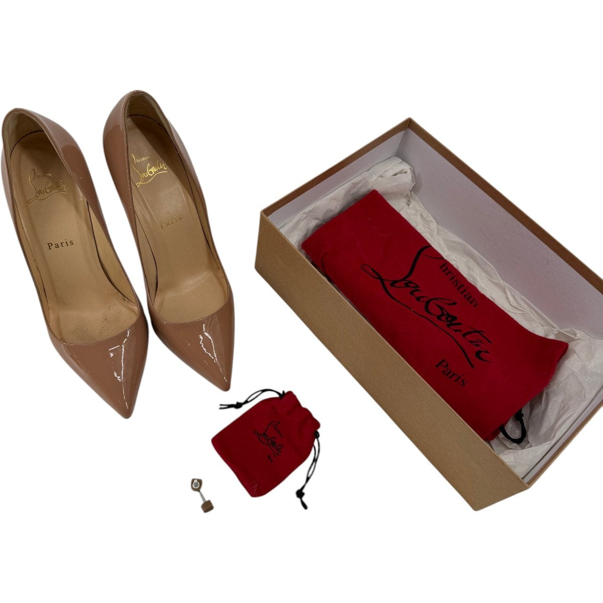 Christian Louboutin Pigalle 100 Patent Leather Pumps