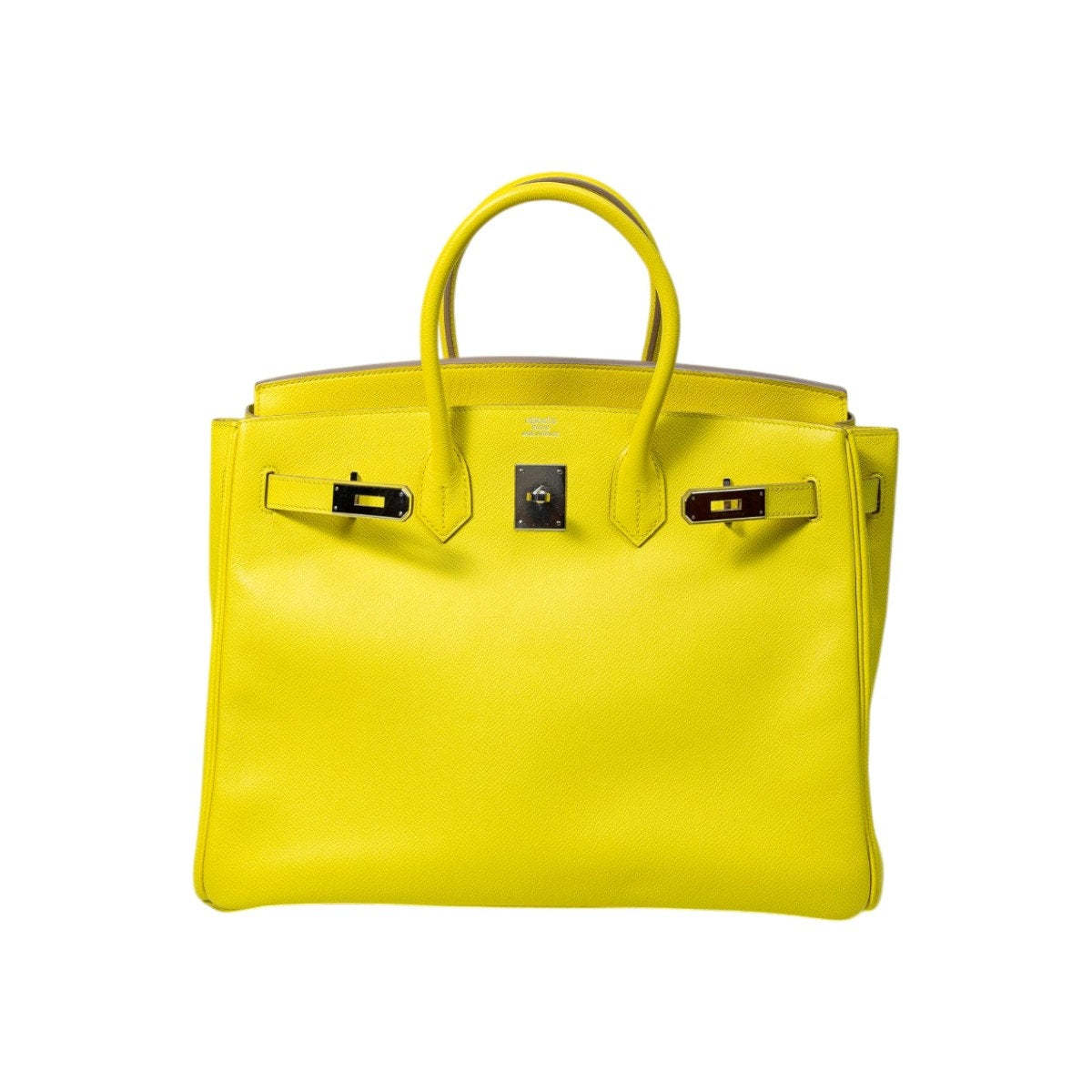 HERMES BIRKIN Epsom Leather PHW Lime Size 35