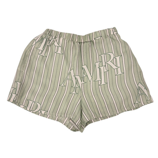 Amiri Silk Satin Logo Shorts