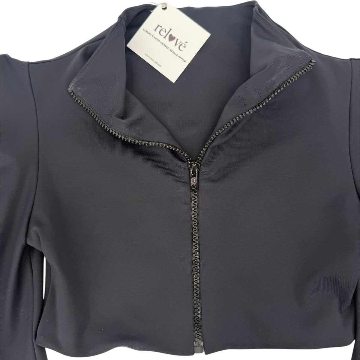 Port de Bras Stelle Zip Up Quarter Sleeve Cropped Jacket