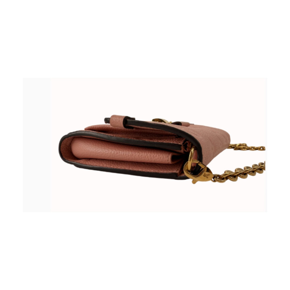 Louis Vuitton Vavin Chain Wallet Rose Poudre Monogram Empreinte Leather Bag