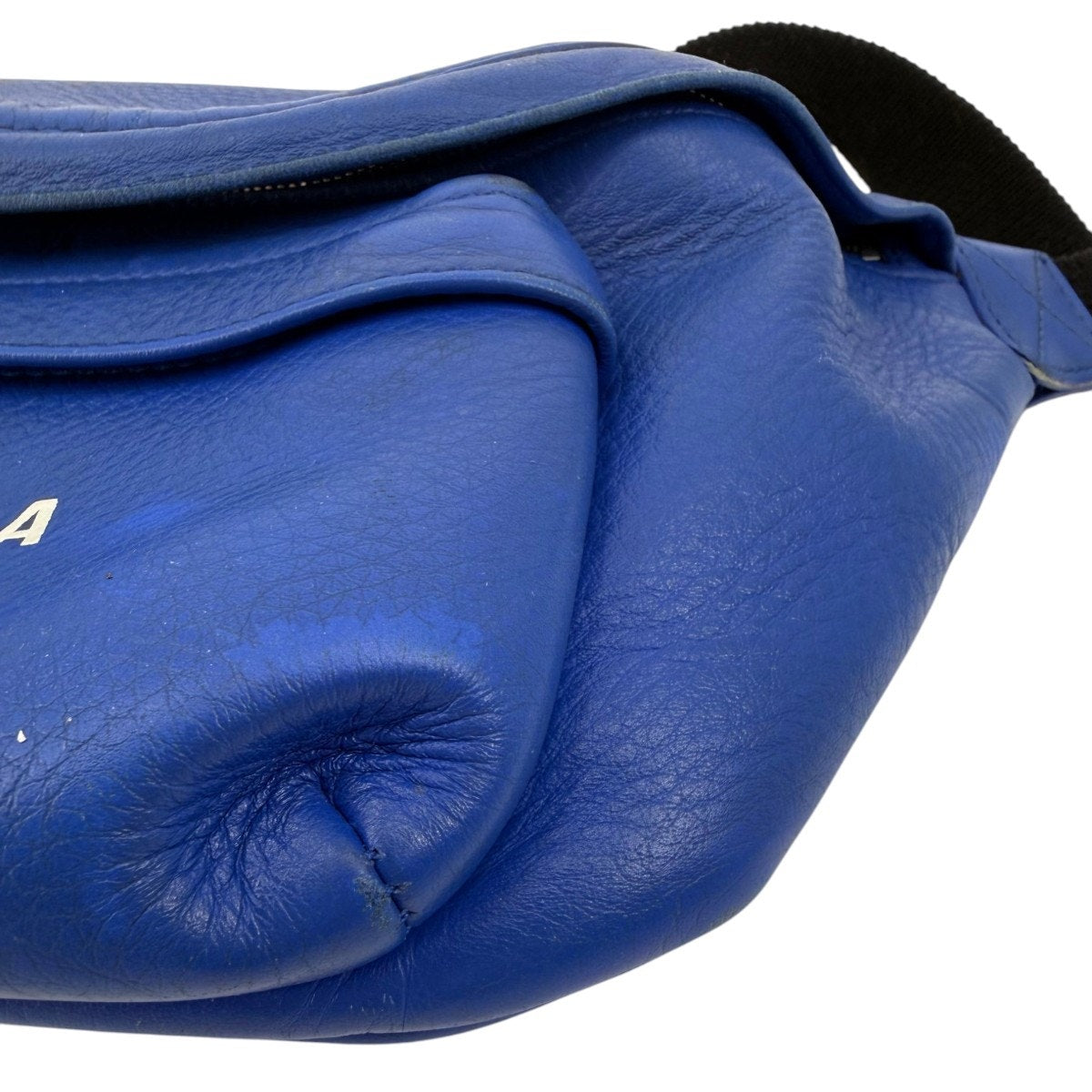 Balenciaga Everyday Calfskin Leather Logo Belt Bag