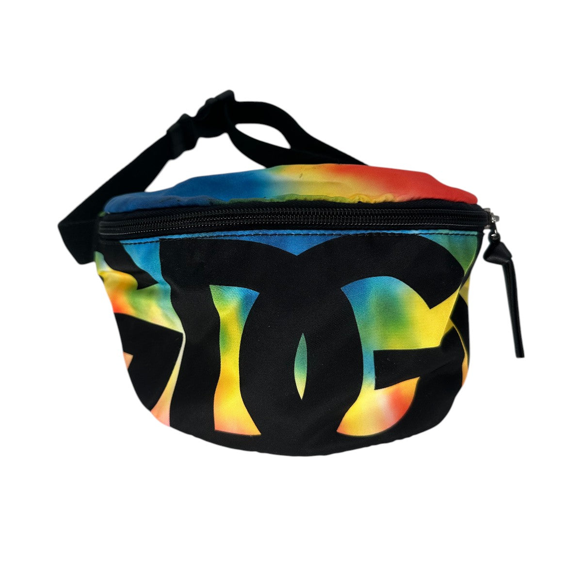 Dolce & Gabbana Nylon Tie Dye DG Logo Belt Bag