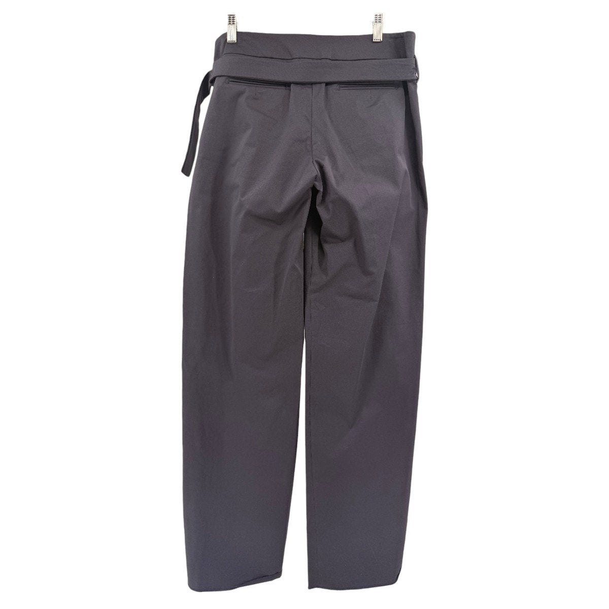 'S MaxMara Cotton Blend Belted High Rise Pants