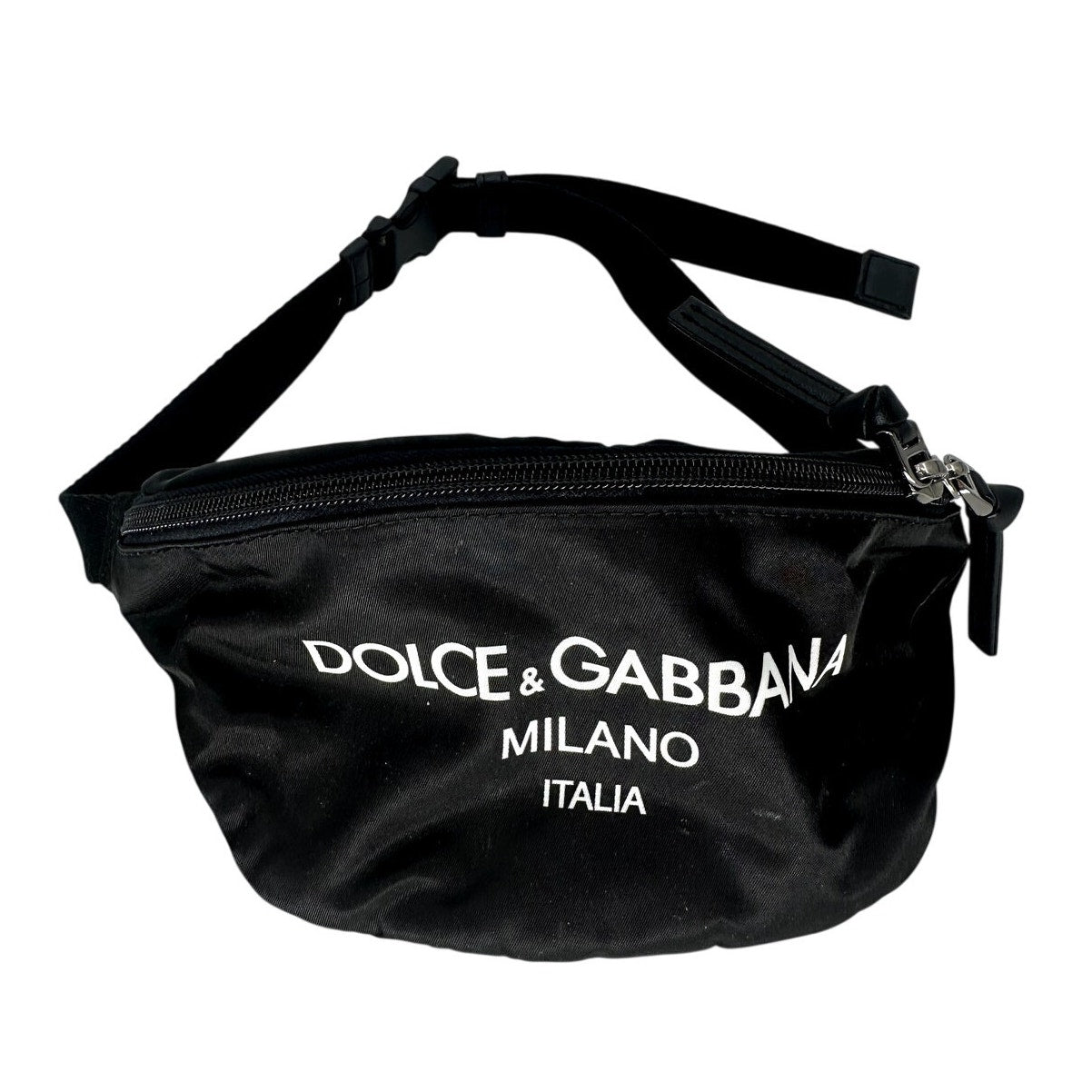 Dolce & Gabbana Milano Logo Nylon Belt Bag