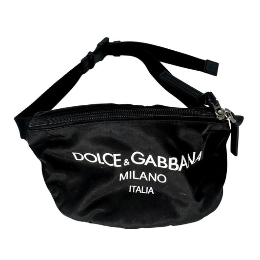 Dolce & Gabbana Milano Logo Nylon Belt Bag