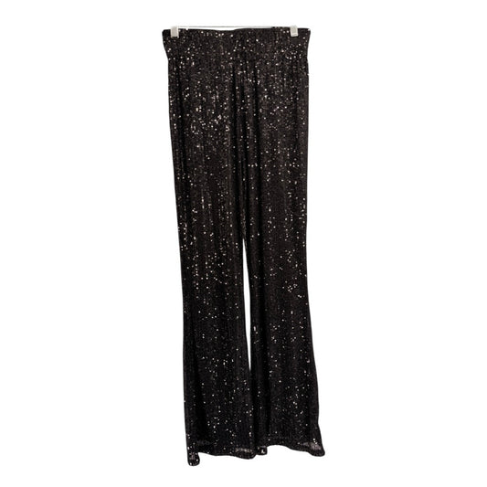 Etam Ismea Sequin Embellished Wide-Leg Stretchy Legging Pants