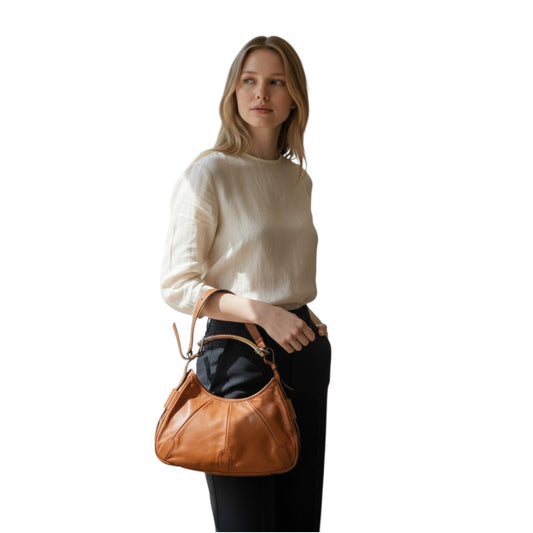 Yves Saint Laurent Leather Mombasa Vintage Handbag