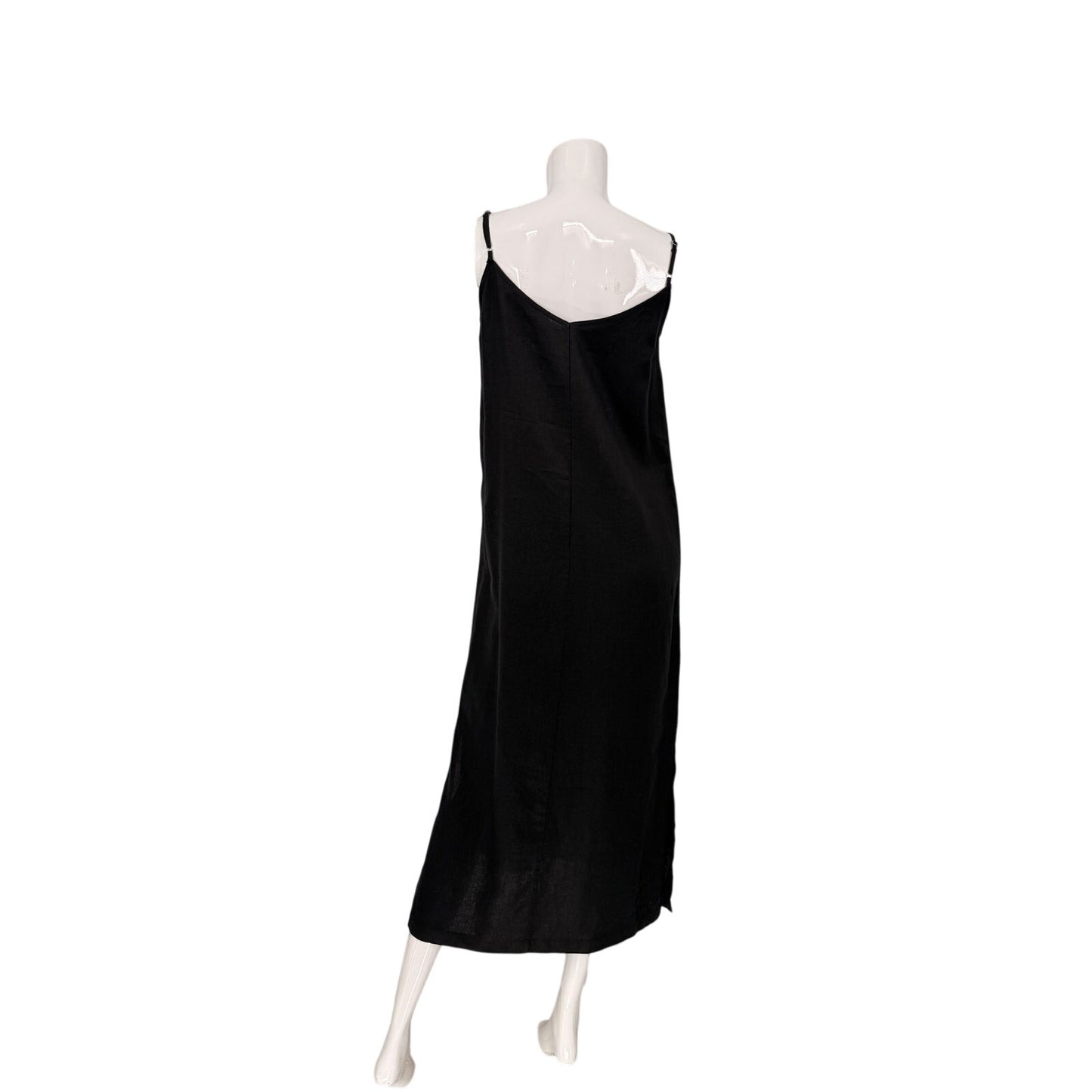 Saks Fifth Avenue Linen Side Slit Midi Dress