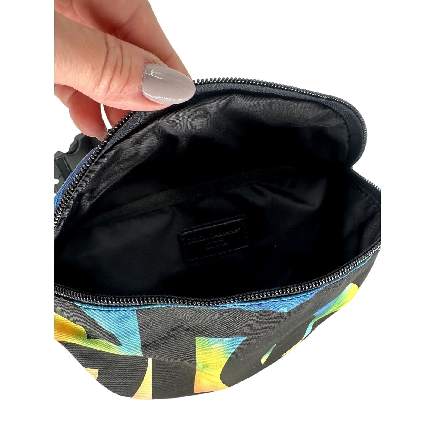Dolce & Gabbana Nylon Tie Dye DG Logo Belt Bag
