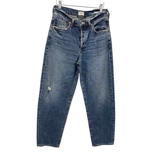 Citizens of Humanity Blue Cotton Denim High Rise Dylan Jeans Women's