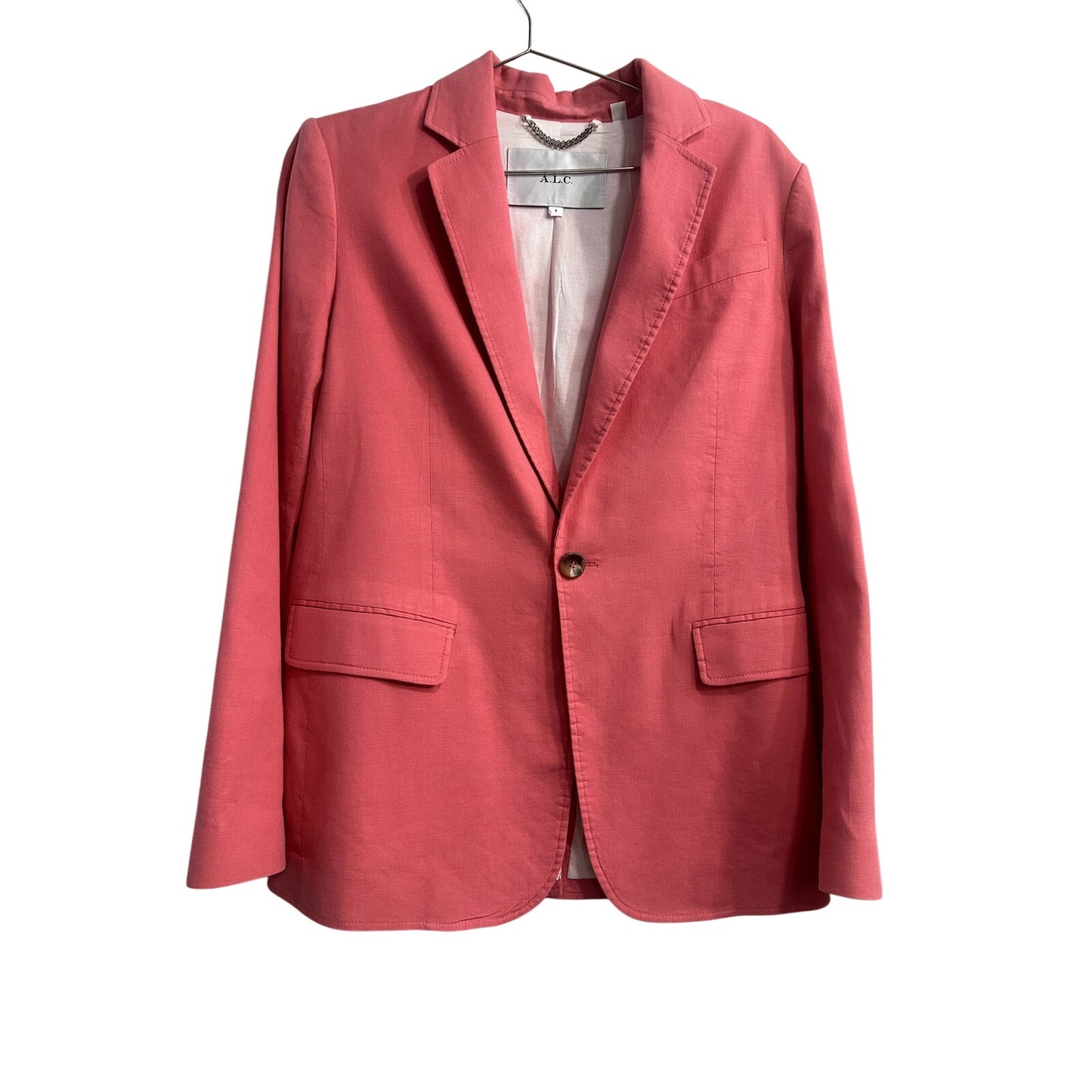A.L.C. Donovan Linen-Blend Blazer Jacket