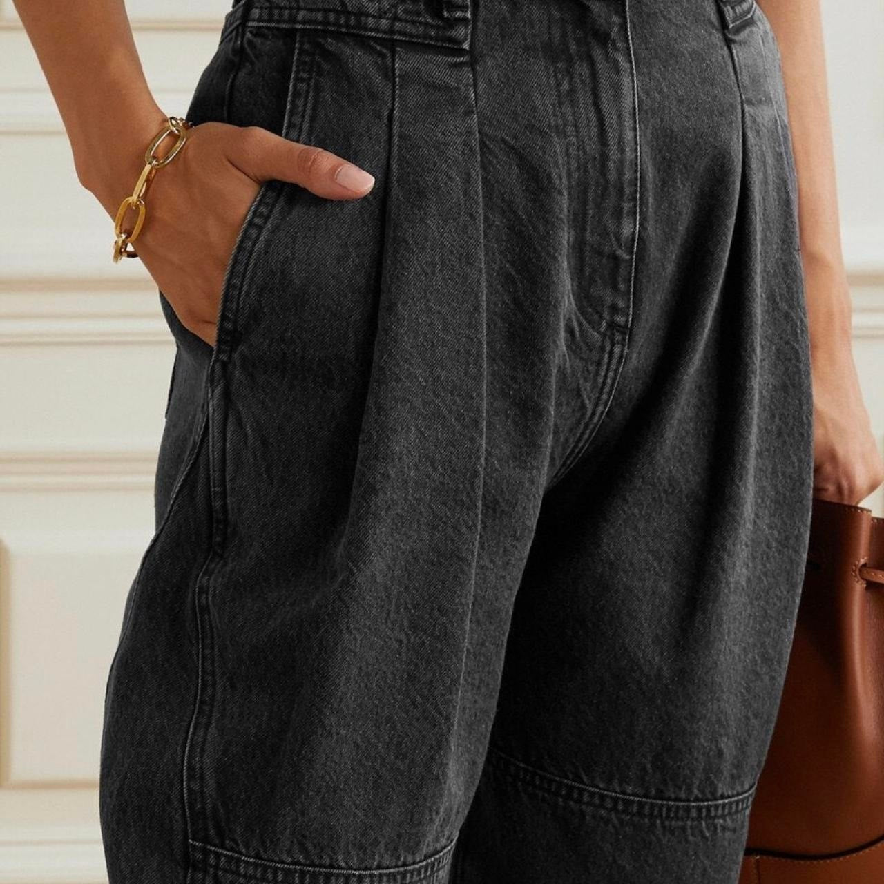 Iro Paris Cotton Denim Vangir Tapered Boyfriend Jeans