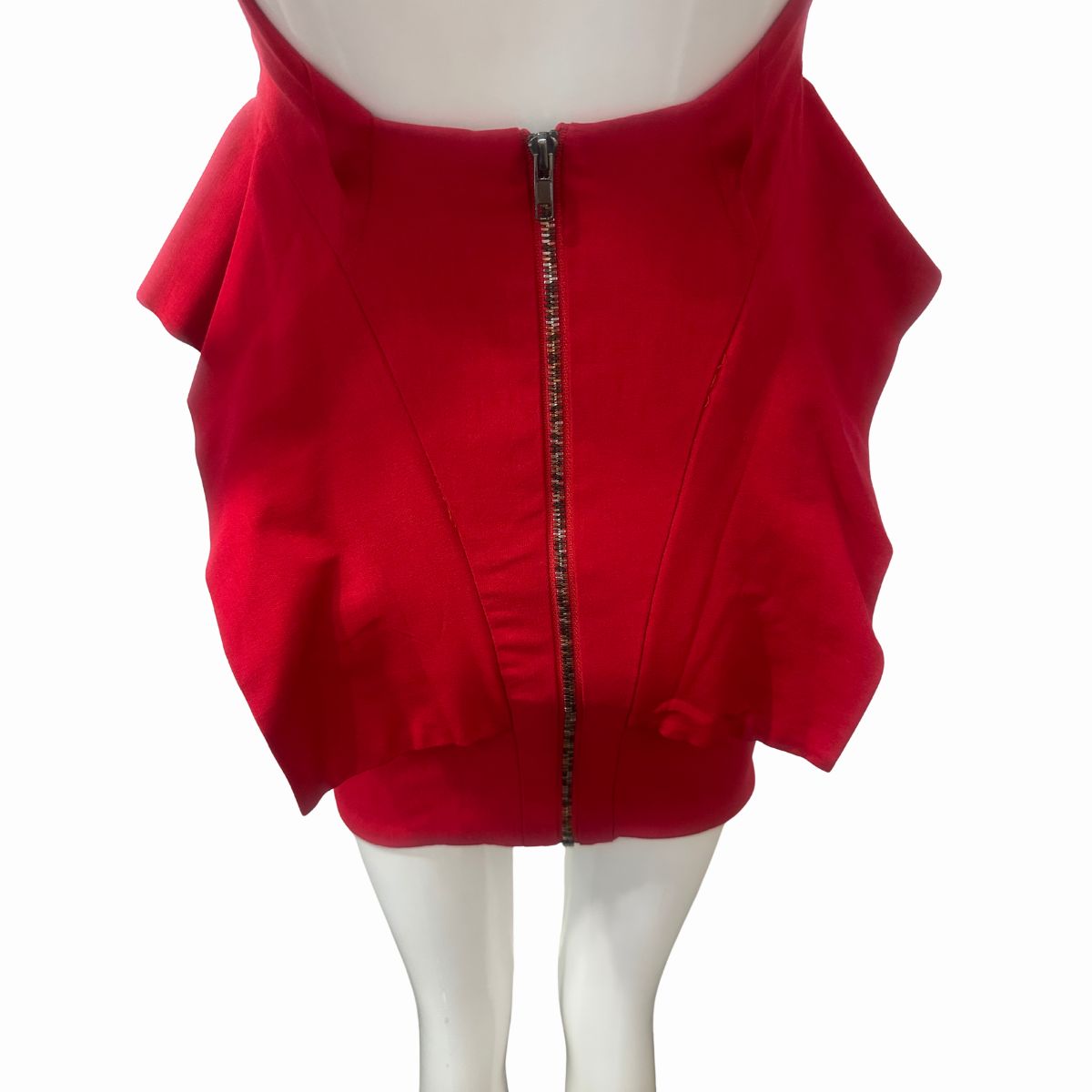 Caribbean Queen Flap Sleeve Backless Tulip Mini Dress
