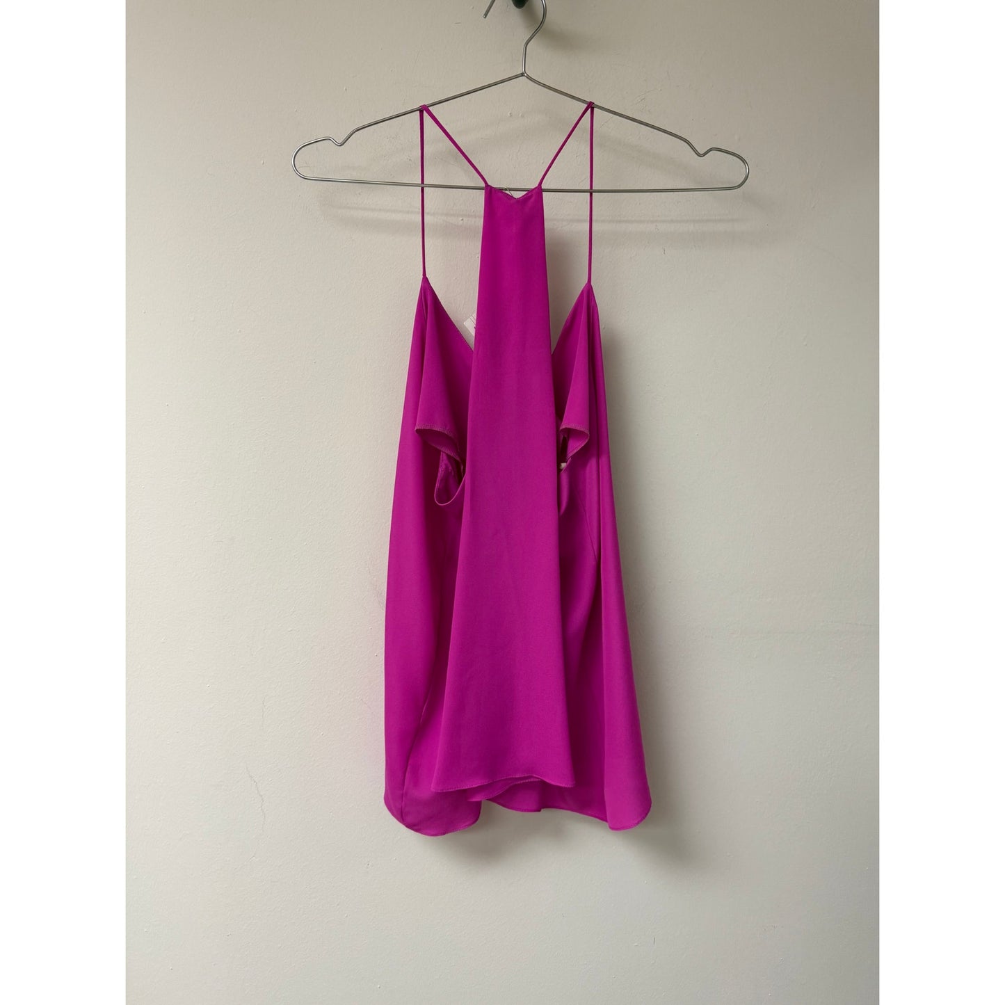 Koko & Palenki Chiffon Spaghetti Racerback Blouse Top Women's