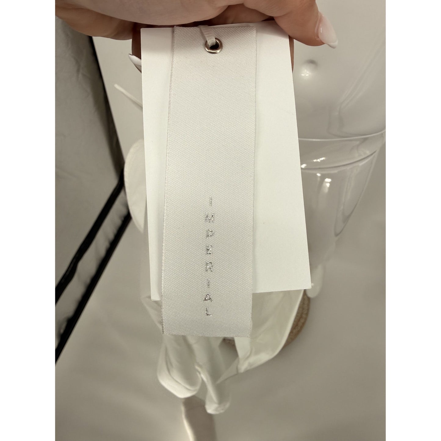 Imperial Afafiic Button Front Sleeveless Shirt Mini Dress White Size Medium