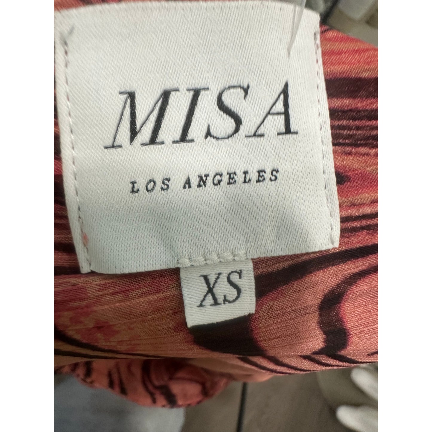 Misa Los Angeles Selena Ruffle Tiered One-Shoulder Mini Dress