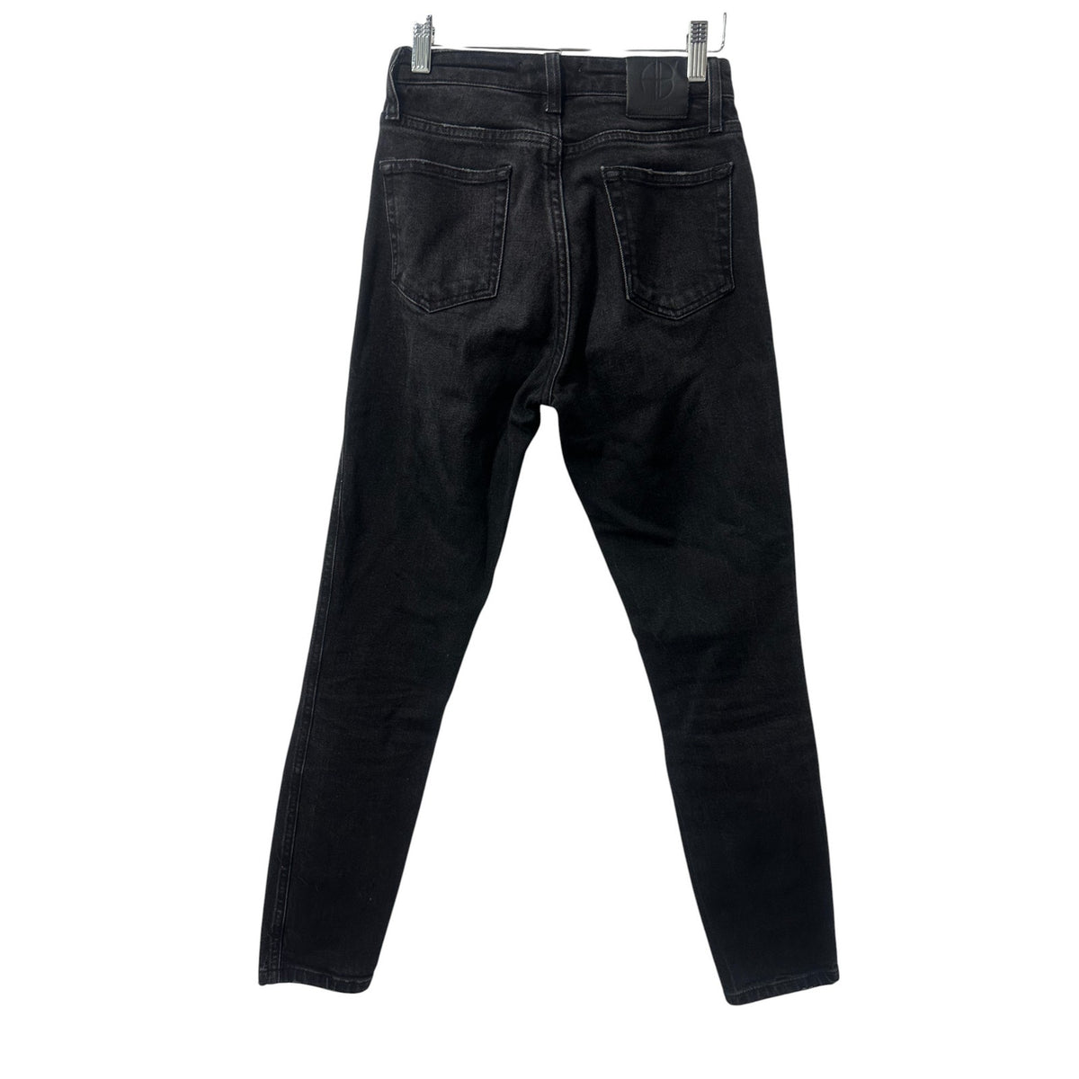 Anine Bing Beck High Rise Skinny Jeans Iron Gray Women's Size 24