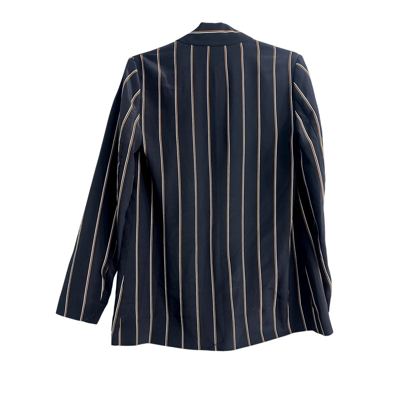 A.L.C. Studio LX Silk Pinstripe Blazer & Wide Leg Pants Suit Set