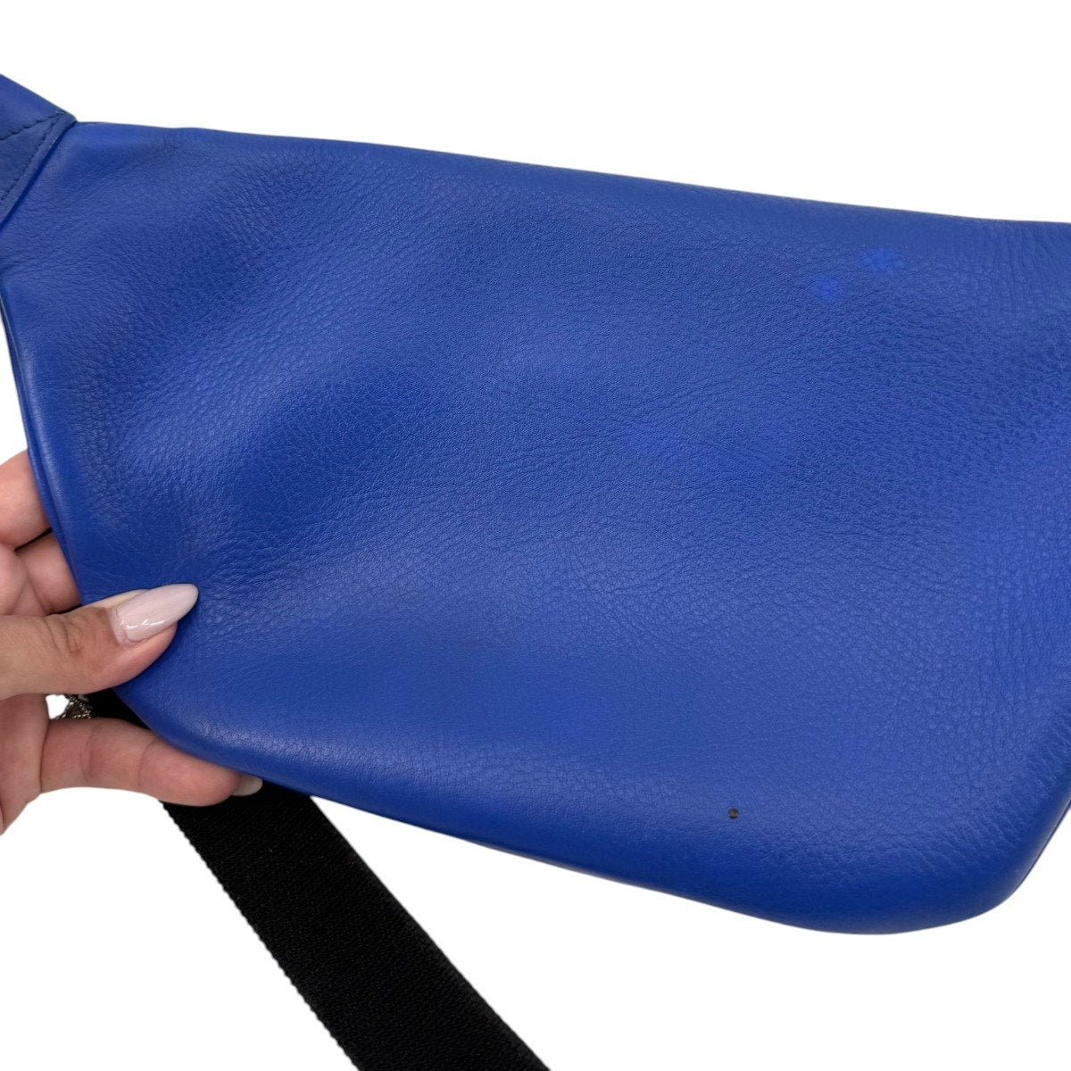 Balenciaga Everyday Calfskin Leather Logo Belt Bag