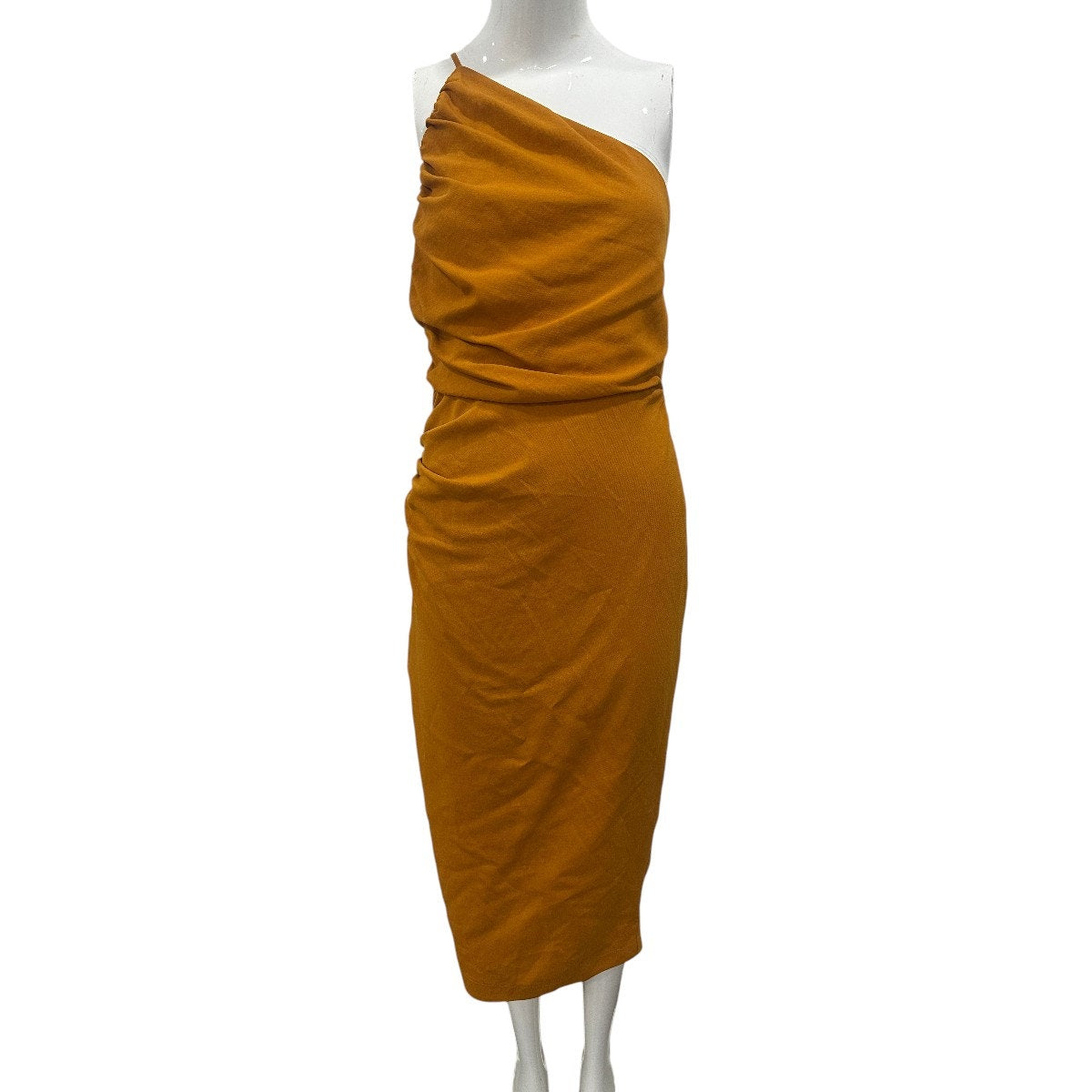 The Sei Crepe Stretch Sleeveless One-Shoulder Knee Length Dress