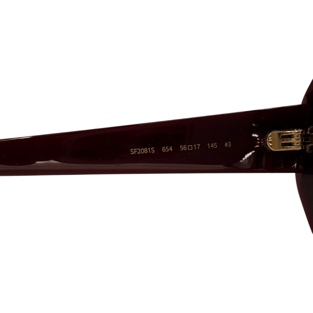 Salvatore Ferragamo SF2081S Bordeaux Square Sunglasses Women's 56-17-145