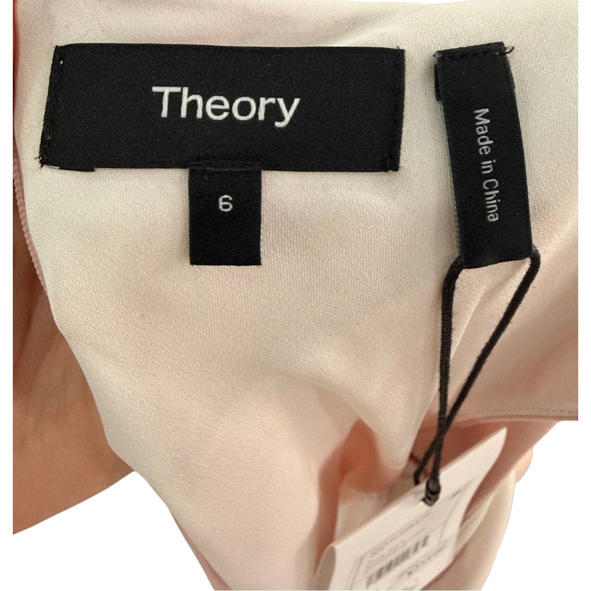 Theory Admiral Crepe Diagonal Jewel Neck Sleeveless Mini Dress