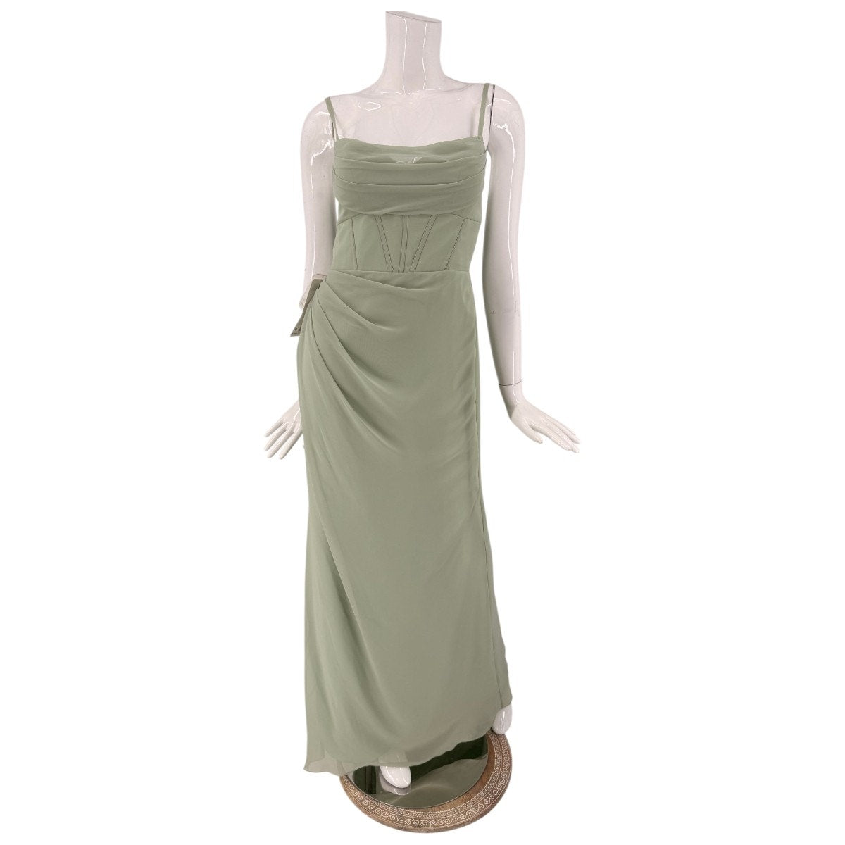 Azazie Kendall + Kylie Corset Chiffon Bridesmaid Dress