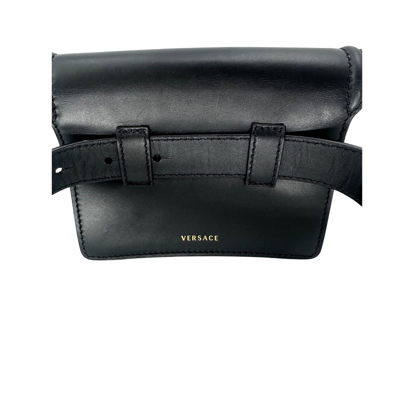 Versace Leather Medusa Biggie Crossbody Bag