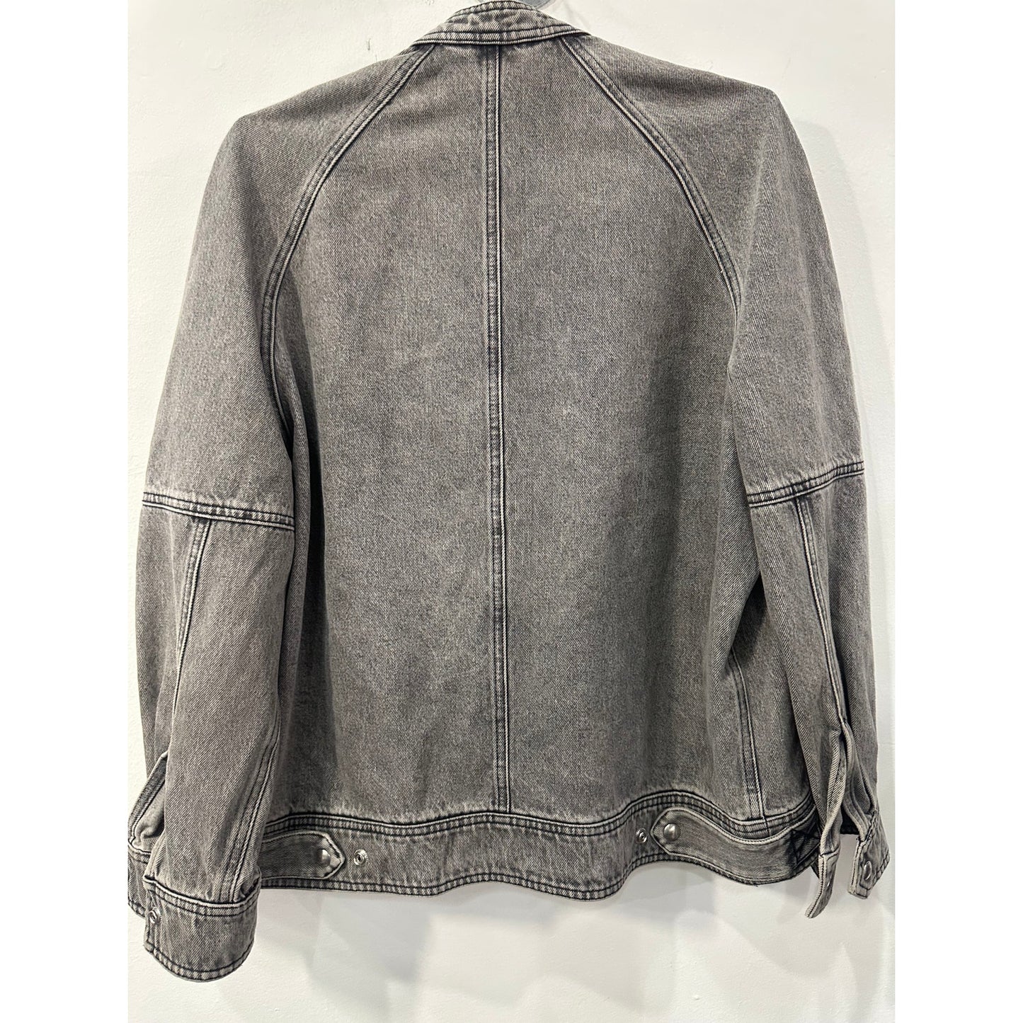 Iro Paris Cotton Denim Tagry Front-Zip Jacket Women's